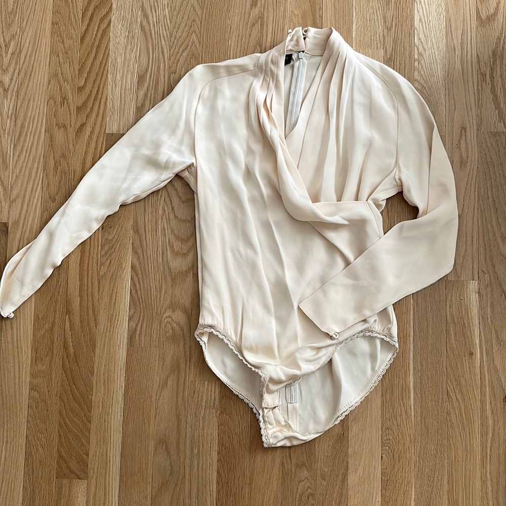 Donna Karan Silk Bodysuit